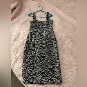 Brand new with tags! Banana Republic Leopard print, sheath dress. Never worn!